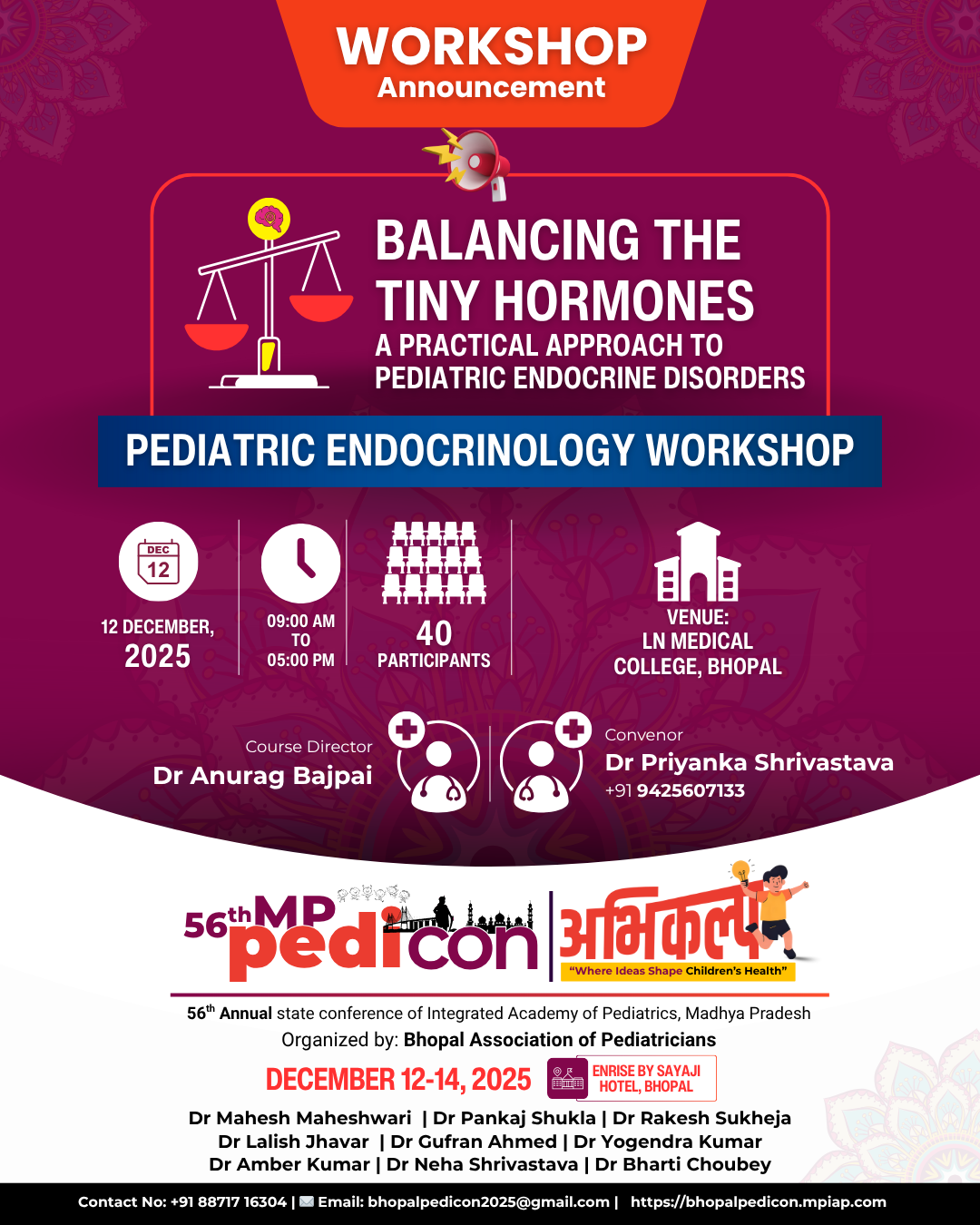Announcing Pediatric Endocrinology Workshop